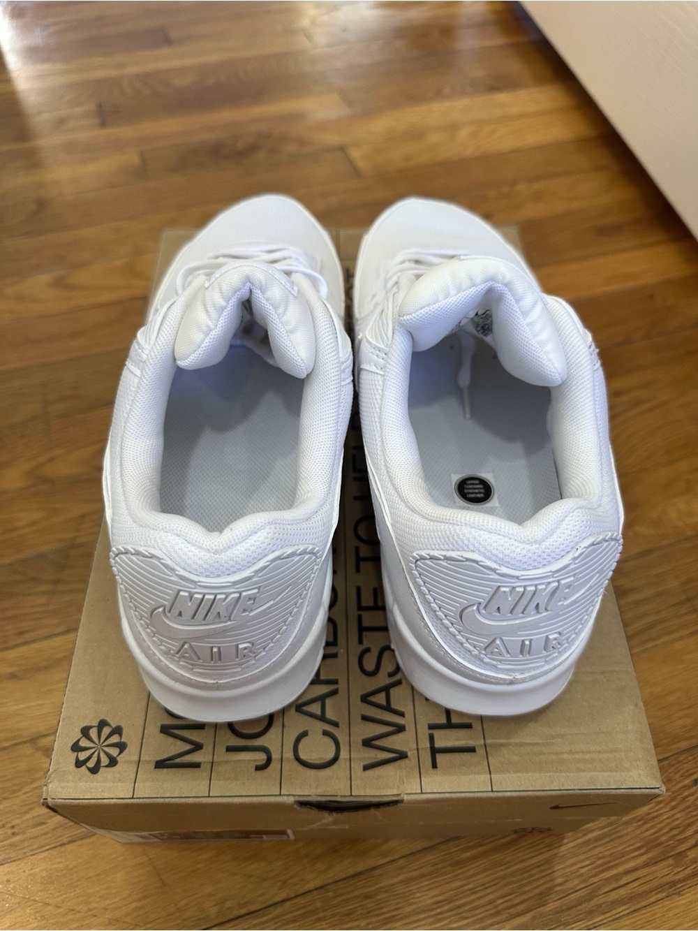 *New with Defects* Nike Air Max 90 Women White (DH8010-100) Size 11W - Picture 5 of 12